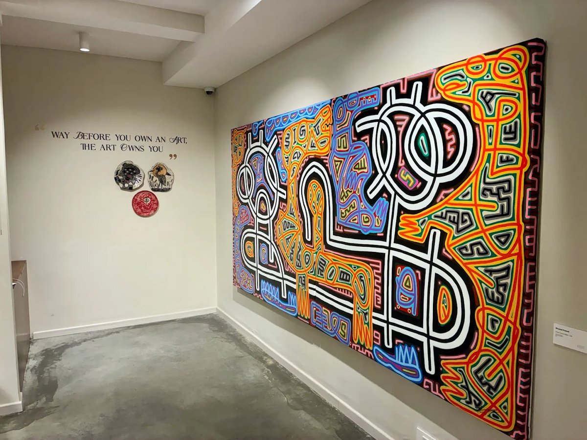 Artwork on display at The Edit gallery